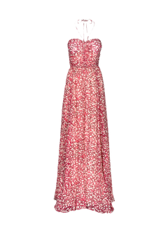 Bree Dress - Berry Viola Print