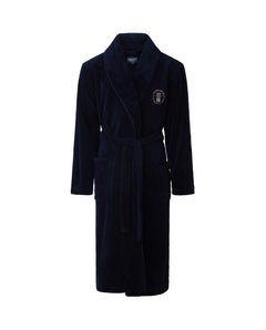 Lesley Fleece Robe - Dark Blue