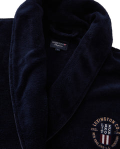 Lesley Fleece Robe - Dark Blue