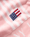 Long Island Beaches Cotton Velour Beach Towel 100X180 - Pink/Coral