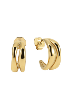 The Big Curved Hoops - Gold