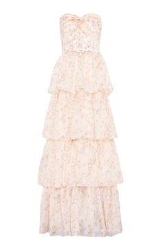 Alaya Maxi Dress - White Desert