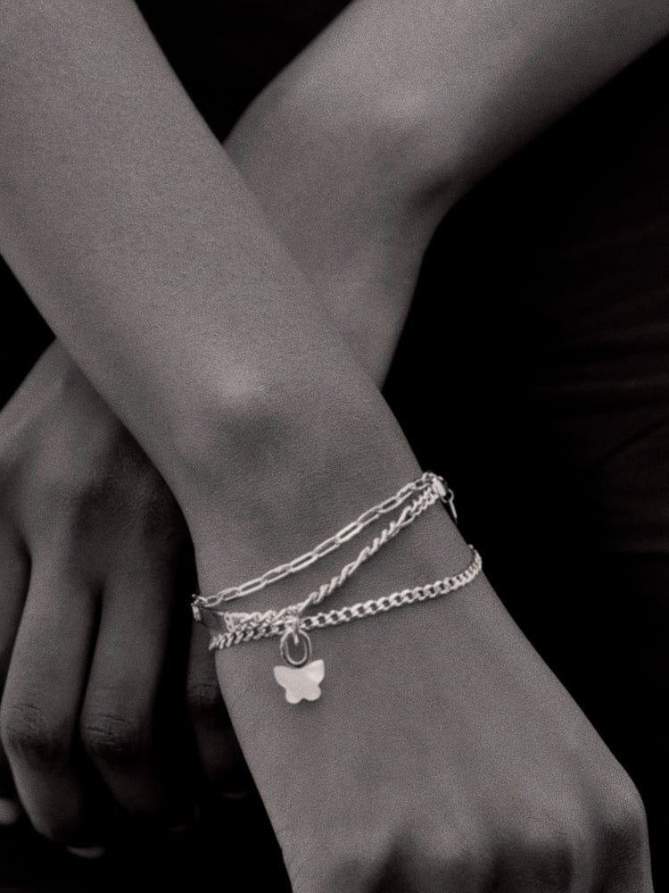 Saffi Bracelet Medium - Silver