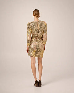 Sequins Mini Dress - Evening Roses