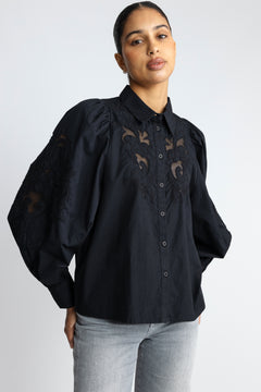 Yaszimia Ls Shirt - Black