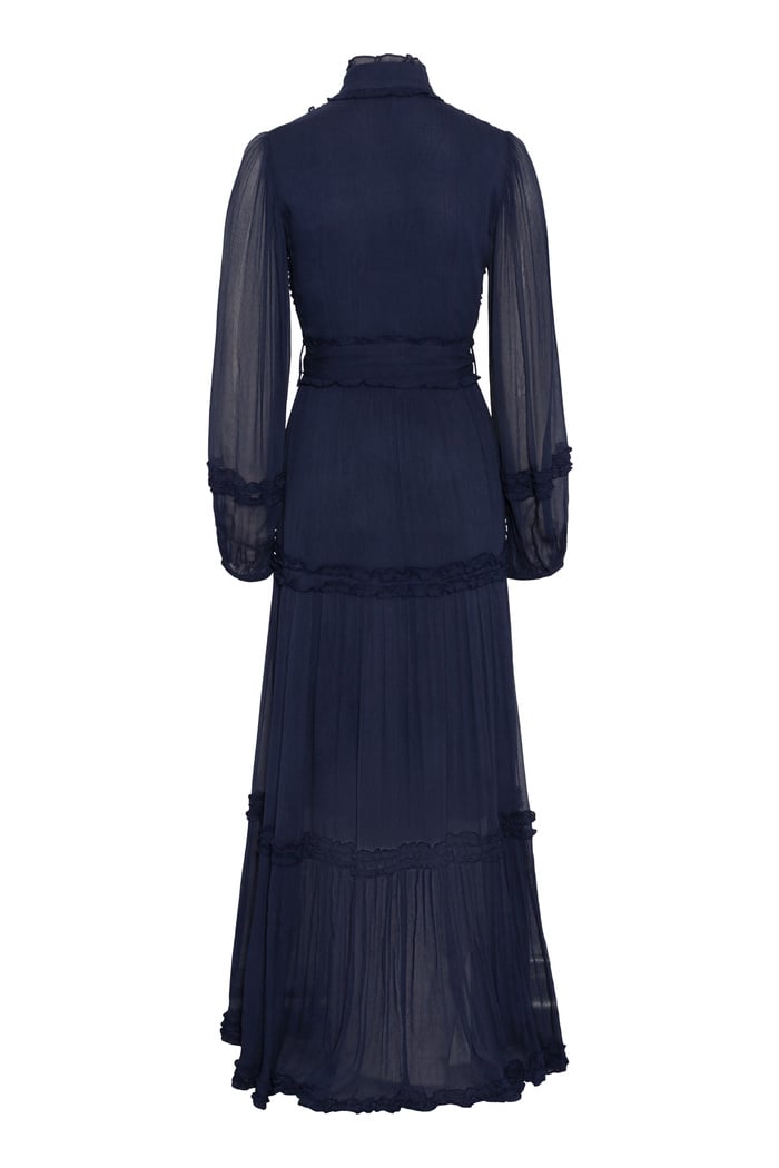 Violetta Maxi Dress - Dark Blue