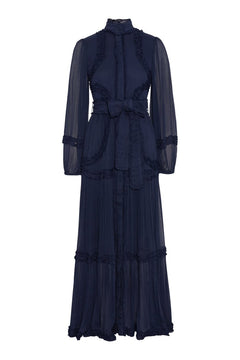 Violetta Maxi Dress - Dark Blue