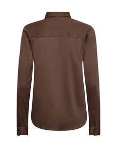 Tina Jersey Shirt - Coffee Quartz