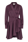 Iza Mini Dress - Burgundy