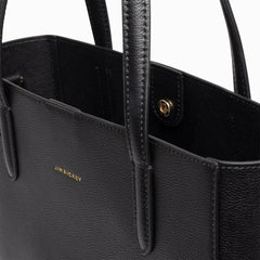Ann Large - Grained Leather Black