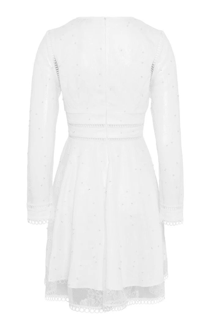 Ellie Dress - White Lace
