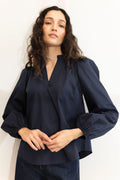 Infinity Blouse - Dark Navy