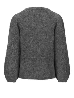 Fredrikke Chunky Cardigan - Charcoal
