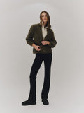 Fredrikke Chunky Cardigan - Moss Green