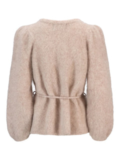 Fredrikke Chunky Cardigan - Beige Melange