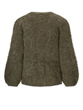 Fredrikke Chunky Cardigan - Moss Green