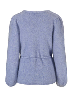 Fredrikke Chunky Cardigan - Light Blue