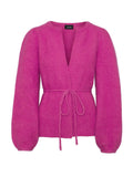Fredrikke Chunky Cardigan - Hot Pink