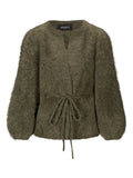 Fredrikke Chunky Cardigan - Moss Green