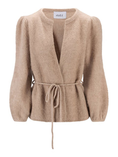 Fredrikke Chunky Cardigan - Hazel Beige