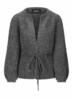 Fredrikke Chunky Cardigan - Charcoal