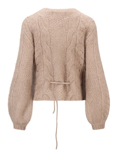 Sophia Chunky Cardigan - Hazel Beige