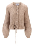 Sophia Chunky Cardigan - Hazel Beige