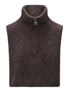 Belinda Chunky High Neck - Dark Brown