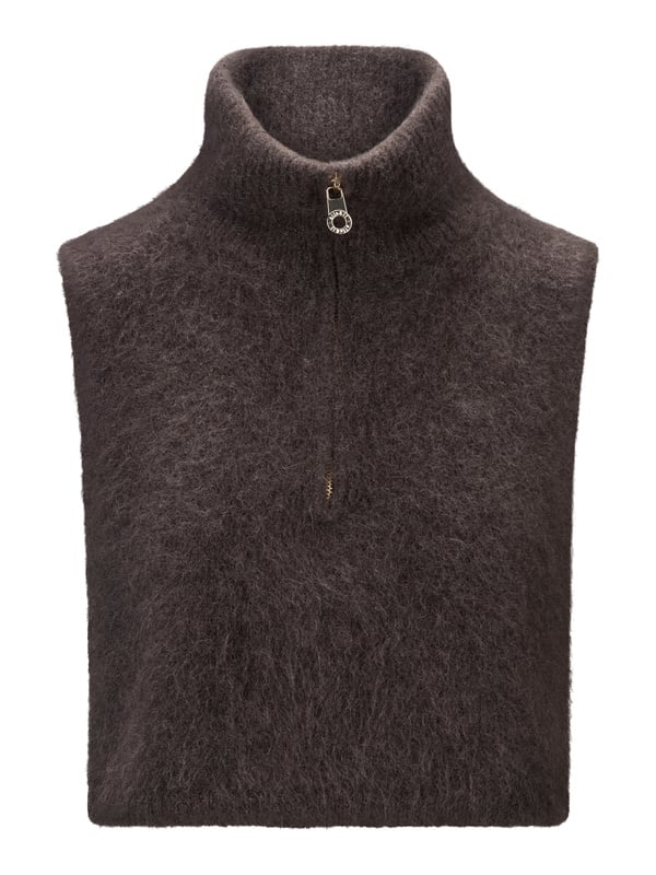 Belinda Chunky High Neck - Dark Brown