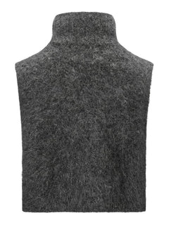 Belinda Chunky High Neck - Charcoal