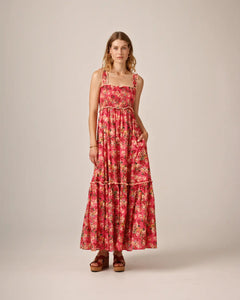 Cotton Party Strap Dress - Crush