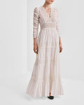 Cotton Slub Maxi Dress - White