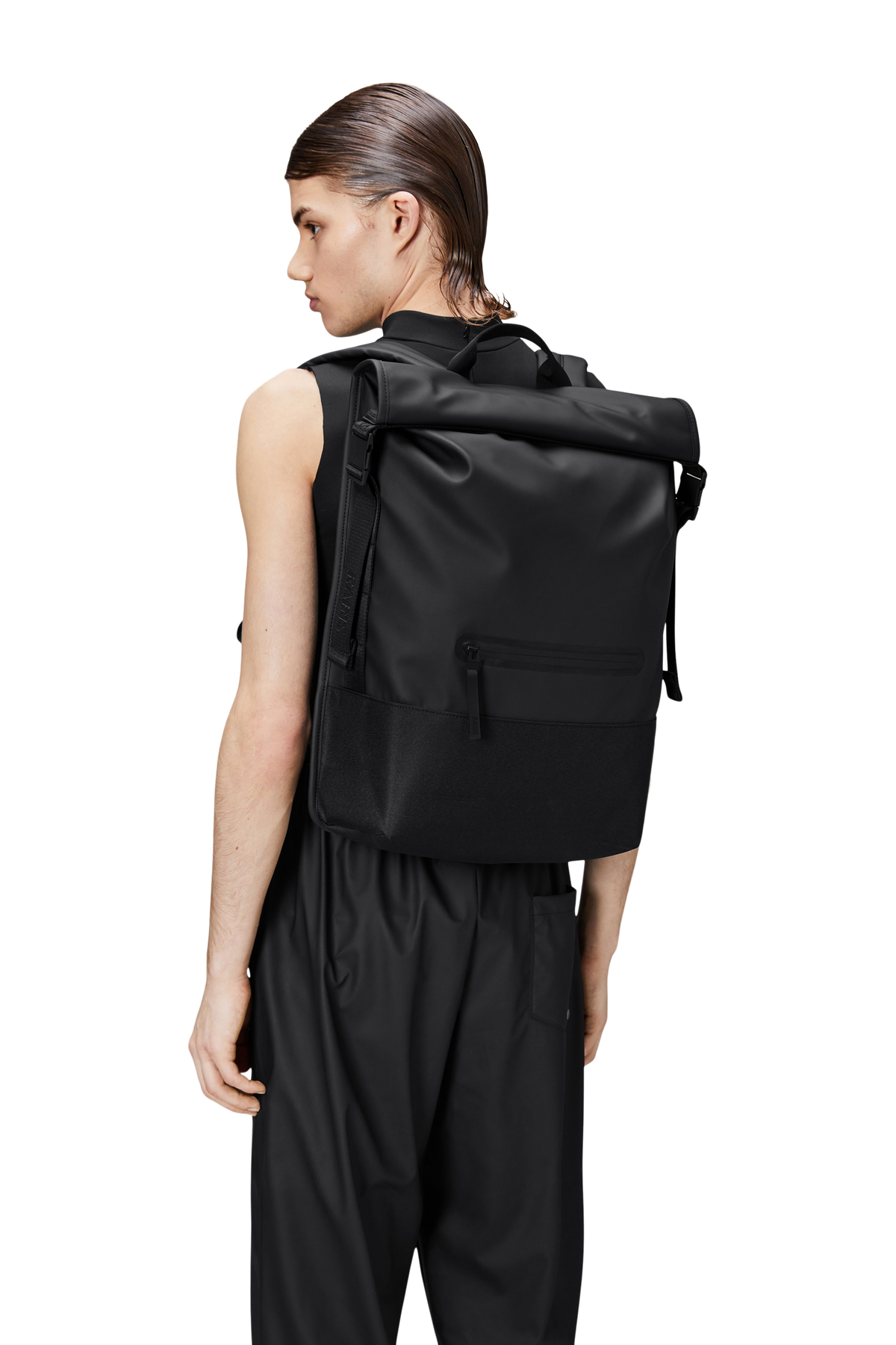 Trail Rolltop Backpack W3 - Black