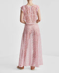 Lace Maxi Skirt - Antique Brass