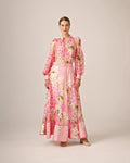Organza Maxi Skirt - Cherry Blossom