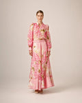 Organza Maxi Skirt - Cherry Blossom