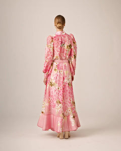 Organza Maxi Skirt - Cherry Blossom