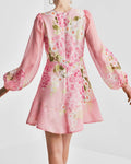 Organza Mini Dress - Cherry Blossom