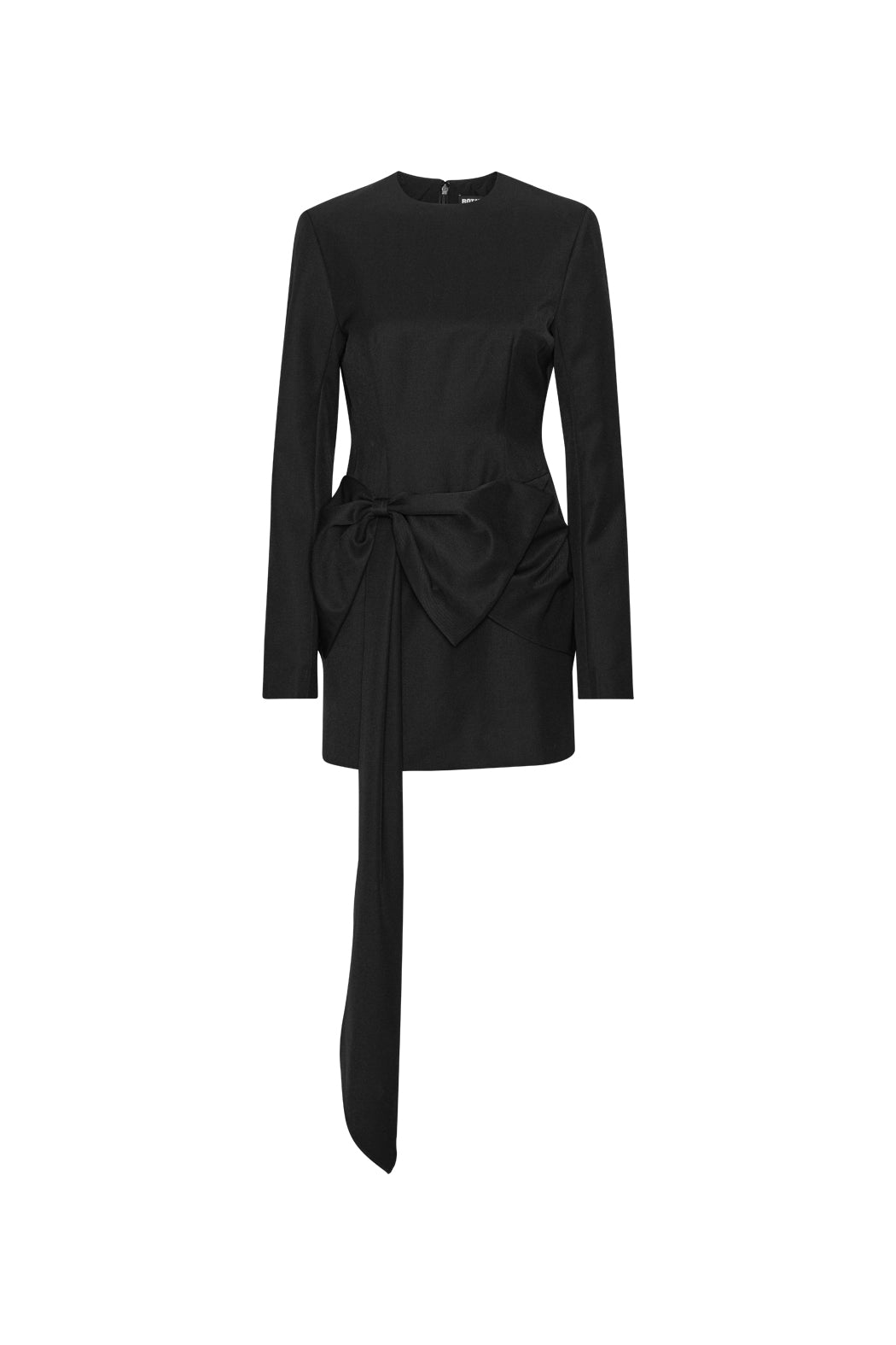 Mini Dress W/ Ls - Black