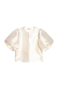 Cleo Puff Sleeve Blouse - Ivory