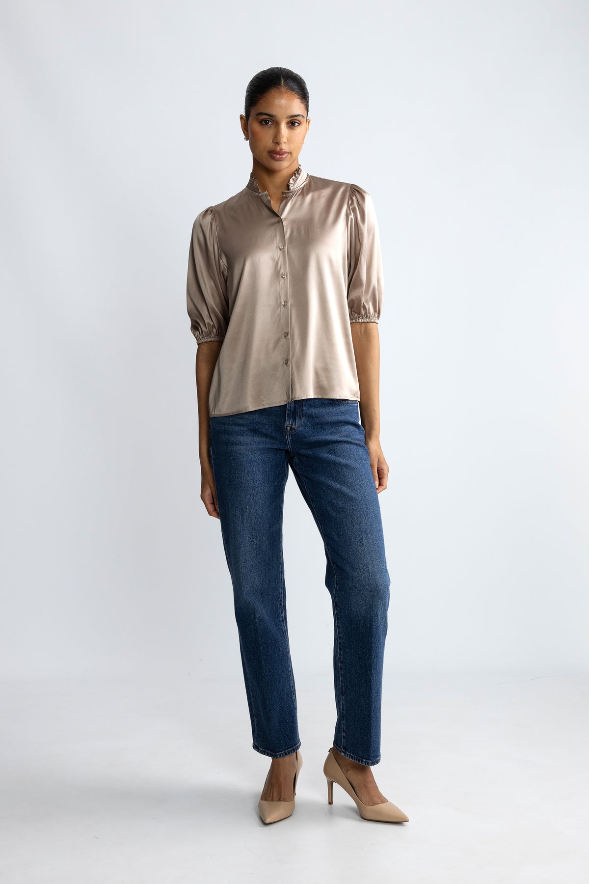 Anna Lisa Blouse - Sand