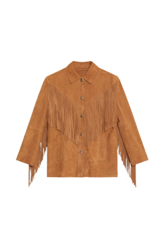 Estee Fringe Jacket - Desert Tan