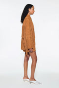 Estee Fringe Jacket - Desert Tan
