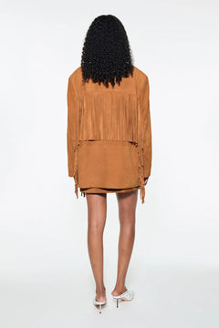 Estee Fringe Jacket - Desert Tan