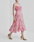 Organza Strap Dress - Cherry Blossom
