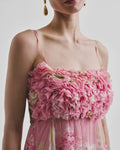 Organza Strap Dress - Cherry Blossom