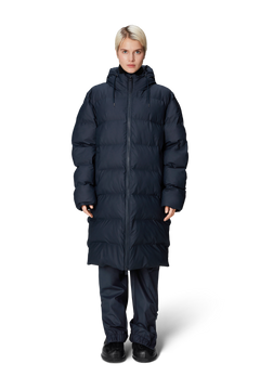 Alta Longer Puffer Jacket - Navy