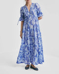 Bohemian Relaxed Dress - Sky Blue