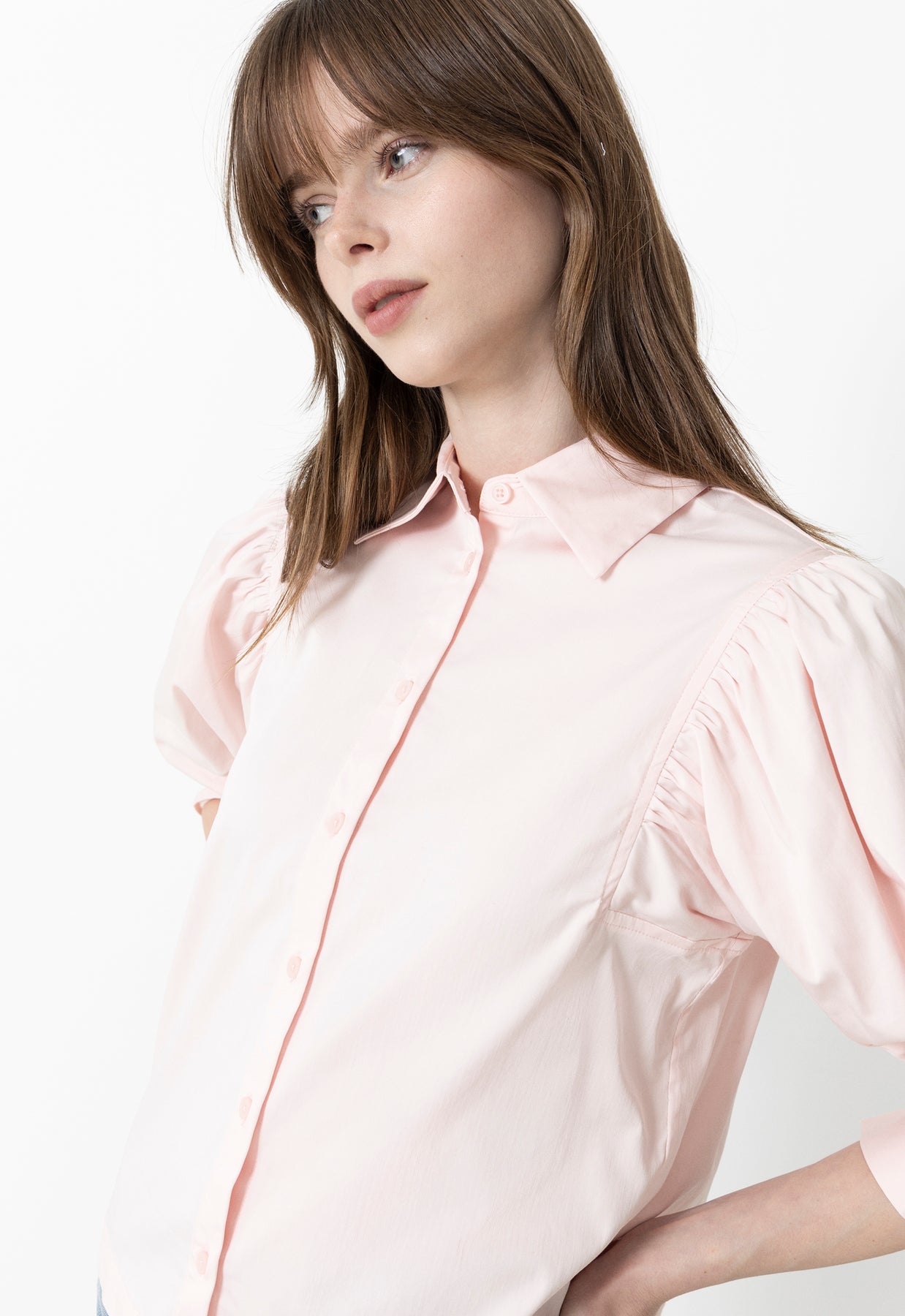 Diana Blouse - Pale Rose