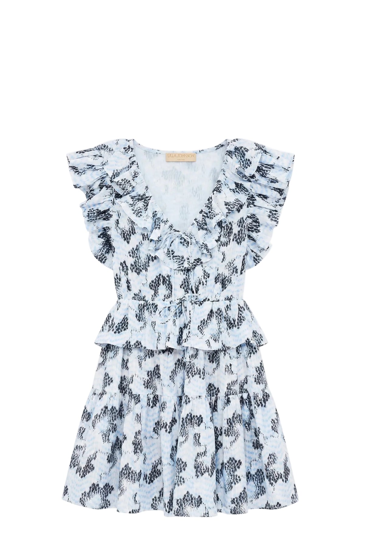 Celie Cotton Mini Dress - Ciel